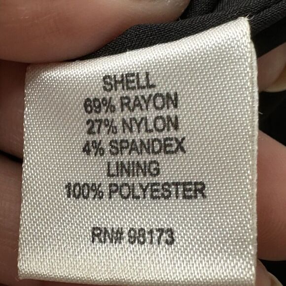 W by Worth Sheath Dress Size 12 Elegant One-shoulder Rayon Nylon Stretch New - Picture 7 of 9